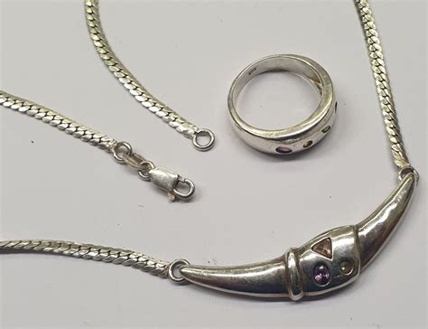 Silberschmuck .